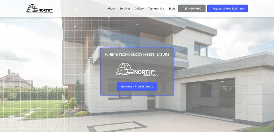 Preview of North Company website