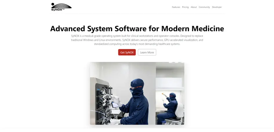 Preview of SyNOX website